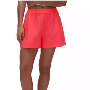 Good American Weekend Shorts Fiery Coral Size Small